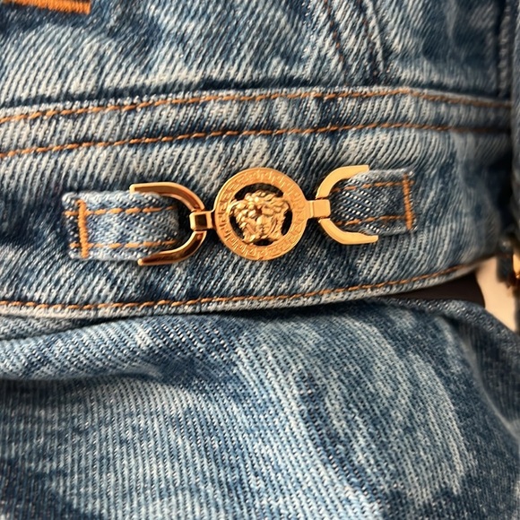 Versace Denim Jacket Sz 40 (US 4) - Picture 10 of 12
